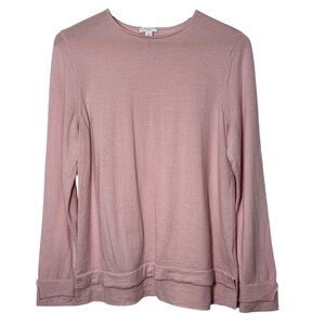 J Jill Merino Wool Washable Sweater Womens Size M Lightweight Spring Casual